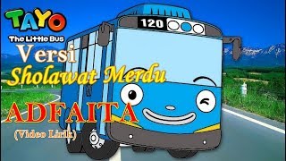 ADFAITA Versi TAYO Bus Kecil  ADFAITA NISSA SABYAN cover Tayo Lirik dan arti  Adfaita Lyrics [upl. by Gaal779]