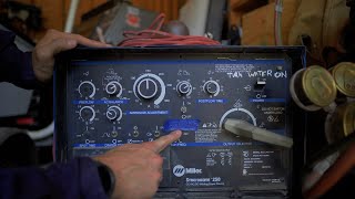 How To Set Up An Old Syncrowave 250 For Tig Welding [upl. by Ytrebil661]