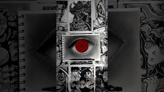 Sharingan 👀🌹Eye sketch 🔥 naruto sharingan anime uchiha itachi rinnegan drawing trending art [upl. by Caputo]