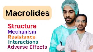 Macrolides  Structure  Mechanism  Resistance  Interaction  Adverse Effects [upl. by Zirtaeb]