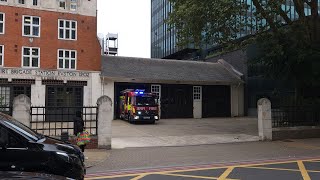 London Fire  Euston Pump Ladder A231 Responding [upl. by Arias]