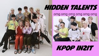 KPOP Idols quotIN2ITquot Talents amp Hollywood Celebrity Guessing Game [upl. by Poppas]