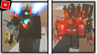 ALL NEW UPGRADED TITANS REWORK and MORE in SKIBIDI TOILET MORPHS UPDATE 13  Roblox [upl. by Reivax]