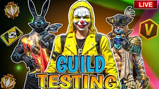 Free Fire Max Live Stream😘Guild Testing classyff ungraduategamer jpgamer live virallive gaming [upl. by Adyht]