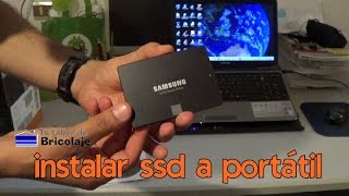 Cómo INSTALAR SSD en PORTÁTIL o LAPTOP 😍❤ [upl. by Luamaj26]