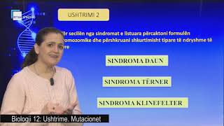 Biologji 12  Ushtrime Mutacionet [upl. by Germaun]