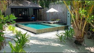 Anantara Kihavah Maldives  Beach Pool Villa Walkthrough  HD [upl. by Bartram982]