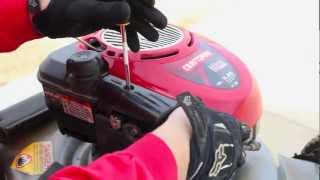 REPAIR BRIGGS amp STRATTON LAWNMOWER TUNE UP CARBURETOR CLEAN [upl. by Ynittirb]