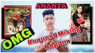 Ananta Taye  Viral video  Request Mising Régam Please 🥺 R J ROASTER XYZ [upl. by Hafler]