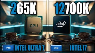 265K vs 12700K Gaming Benchmarks  Applications Tests [upl. by Ethelstan]