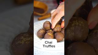 Chai Truffles in 5 Mins The Perfect Chai Dessert You Need to Try recipe dessert shortsvideo [upl. by Sussna229]