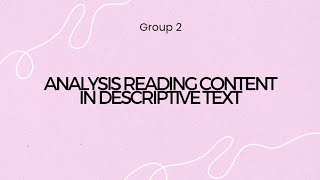 Analysis Reading Content in Descriptive Text  Title  Structure of Human Brain [upl. by Arissa]