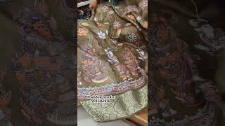 Kalamkari sarees 💜cost 2500 Rs onlytrendingsaree dailyvlogonlineshopping indianattire daily [upl. by Einohtna]