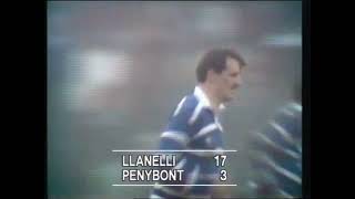 Llanelli v Bridgend 1984 85 [upl. by Blair]