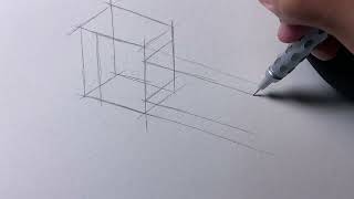 Practice sketch  freehand sketching isometric engineering drawing [upl. by Mcgean]