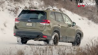 Get Ready For Winter We Compare Winter Tires Against AllTerrain Tires With The Subaru Forester [upl. by Helbonna]