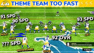 Rams Theme Team Is Way To Good With This Offense In Madden 24 [upl. by Aksehcnarf]