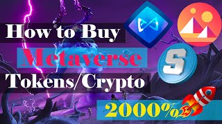 How to Buy Metaverse Tokens  Best Metaverse Projects  Invest in Metaverse Crypto [upl. by Cati863]