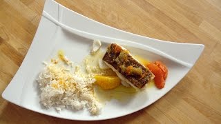 RECETTE  Pavé de cabillaud aux agrumes  Riz Basmati anisé  Gourmandises TV [upl. by Ojoj41]