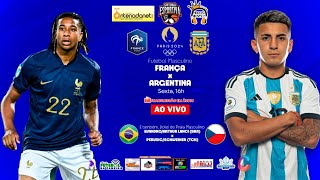 FRANÇA x ARGENTINA  EVANDROARTHUR x PERUSICSCHWEINER  PARIS 2024  ÁUDIO [upl. by Annora177]