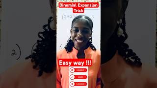 Easy way to Expand Binomial Expressions quickmath [upl. by Nylassej]