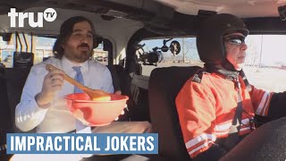 Impractical Jokers  ExCon Scares Seniors Punishment  truTV [upl. by Davison]