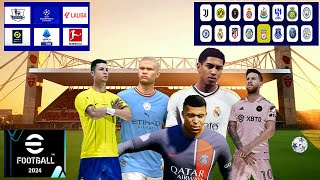 eFootball 2024 V320 Ultimate Patch  Unlock team with Logo Jersey amp Club name  Phil Gaming OP [upl. by Noella]