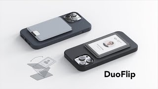 DuoFlip  MagSafe ID Card Holder FullVOCaption  SleekStrip [upl. by Benedetto]