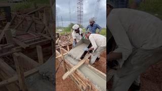 Plinth beam concrete work l Concrete pouring with trolley l Concrete work concrete construction [upl. by Fu]