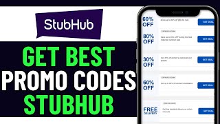 HOW TO FIND BEST STUBHUB DISCOUNT CODE  STUBHUB PROMO CODE 2024 [upl. by Nainatrad]