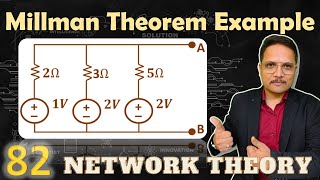 1  Millmans Theorem Example Solved Problem and Explanation [upl. by Haym]