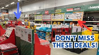 HOME DEPOT HOLIDAY TOOLS DEALS YOU DONT WANT TO MISS Makita Milwaukee and Dewalt [upl. by Naeerb]