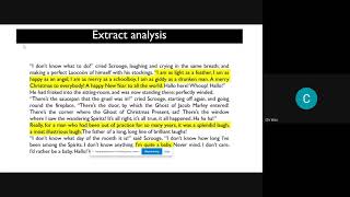 How is Scrooges transformation presented in stave 5 [upl. by Kimberley]