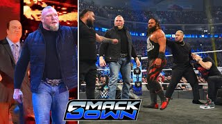 Brock Lesnar Returns With Paul Heyman To Help Roman Reigns And OG Bloodline On SmackDown 2024 [upl. by Naitsabes]