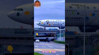 Airplane at Bridge 😳  Airplane video  Airplane crash  airplane viralvideo funny funnyshorts [upl. by Nirrak142]