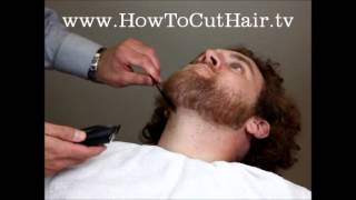 How To Trim A Beard  Trimming A Beard With Scissors [upl. by Barnaba]