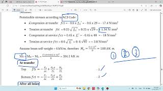 Prestressed concrete lecture 5 [upl. by Shae]