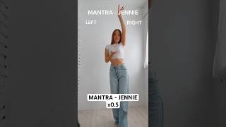 MANTRA SLOW TUTORIAL dance trend tiktok baile kpop jennie mantra [upl. by Shanie498]