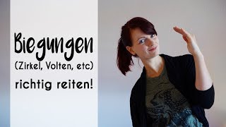 Biegungen richtig reiten  So klappts mit Zirkel Volte und Co [upl. by Eeneg]