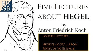 Five Lectures about Hegel 45 by Anton Friedrich Koch  Hegels Logic II From Finitude to Essence [upl. by Esinaej52]