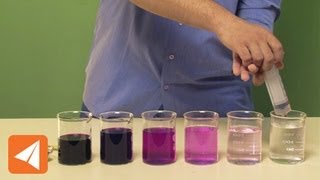 Potassium permanganate and dilution  Molecular Structure  Chemistry [upl. by Annoled]