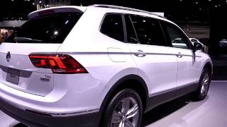 2018 Volkswagen Tiguan Allspace Pearl White  Exterior and Interior  First Impression  Look in 4K [upl. by Assile]