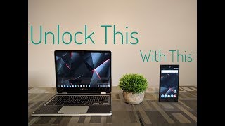 Chromebook  How To Unlock With Android Smartphone [upl. by Kenwood]