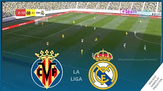 VILLARREAL vs REAL MADRID  La Liga 2324 • Simulation amp Prediction [upl. by Sprung581]