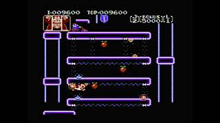 Donkey Kong Jr NES 1 Loop Game A Speedrun 125217 OLD PB [upl. by Carling]