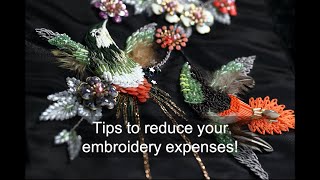 4 ways to keep your handembroidery expenses in check [upl. by Utimer]