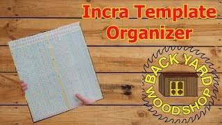 Incra Template Organizer [upl. by Eb]