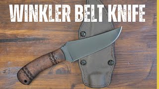 Winkler Belt Knife [upl. by Australia]