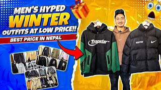 Mens Winter Outfits amp Sneakers Price Hunt at Forever Young Koteshwor 2024 End Year Sale [upl. by Elorak]