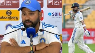 Rohit Sharma Press Conference After India vs New Zealand 2nd Test 2024 [upl. by Sundstrom]